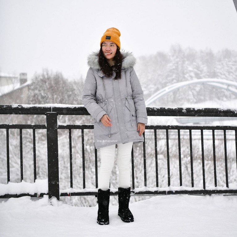 The first duck down coat (ชมพู/ดำ/เทา)