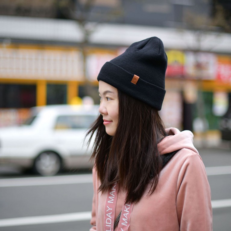The pencil beanie (ดำ/น้ำตาล/เทา/แดง/ชมพู/เหลือง)