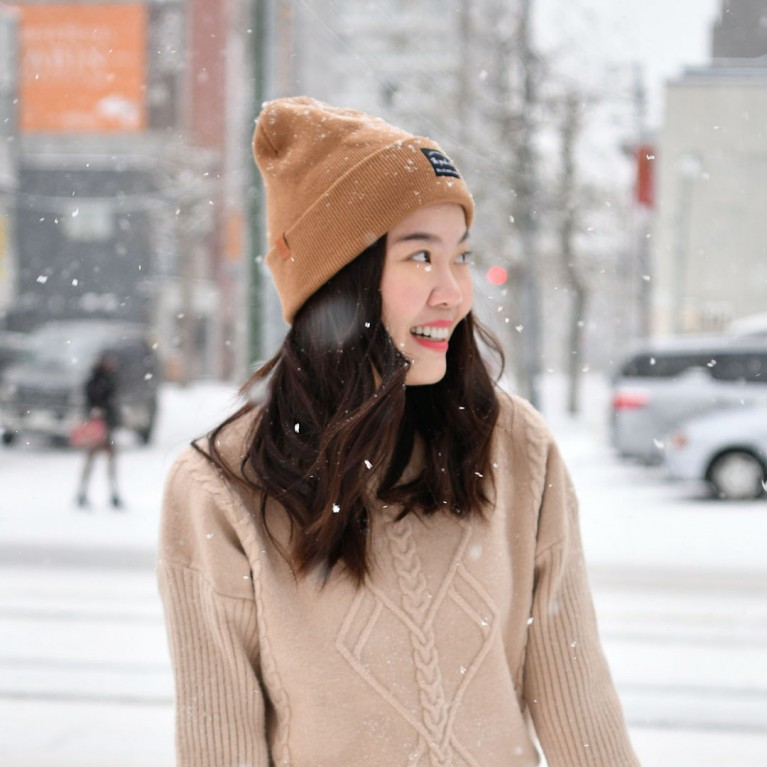 The pencil beanie (ดำ/น้ำตาล/เทา/แดง/ชมพู/เหลือง)