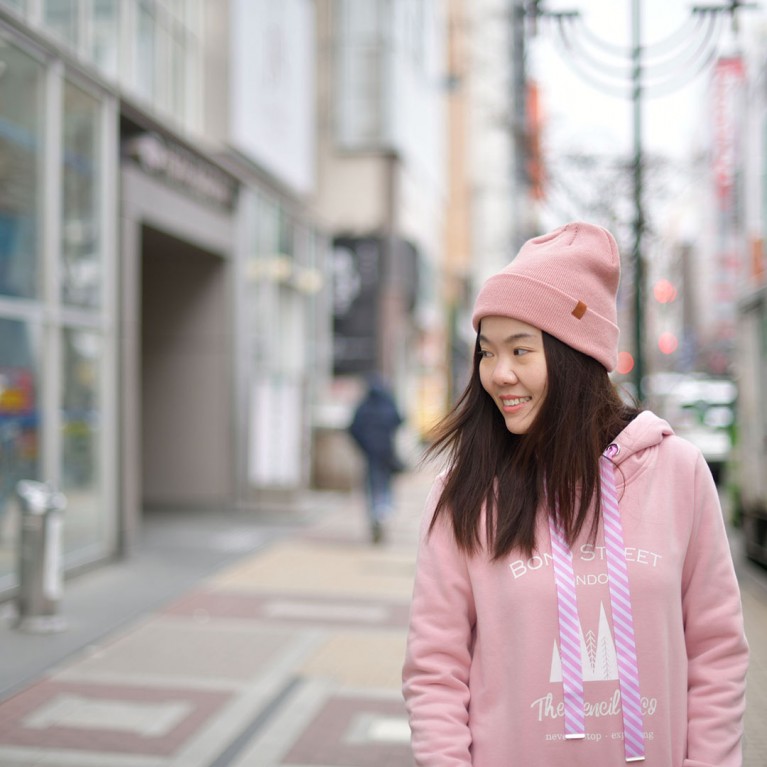 Bond street hoodie dress (ดำ/น้ำตาล/ชมพู)