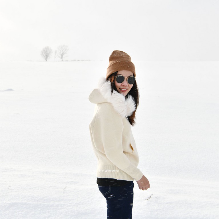 Foxy sweater (แอชบลาวน์/ดำ/เทา/น้ำตาลส้ม/ครีม)