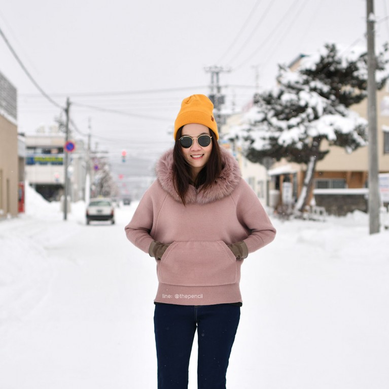 Foxy sweater (แอชบลาวน์/ดำ/เทา/น้ำตาลส้ม/ครีม)