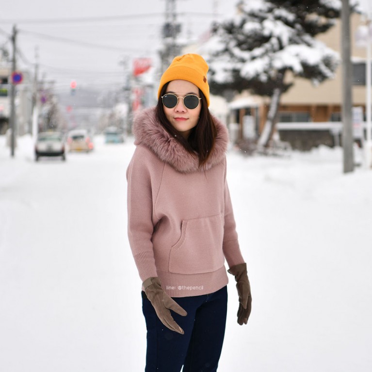 Foxy sweater (แอชบลาวน์/ดำ/เทา/น้ำตาลส้ม/ครีม)
