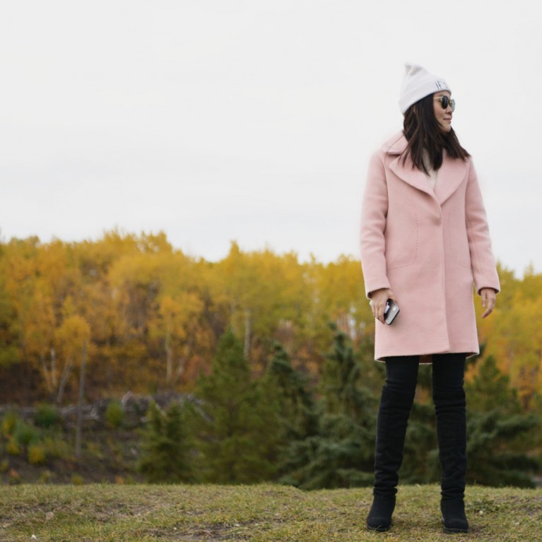English stitch coat (น้ำตาล/ดำ/ชมพูอ่อน)