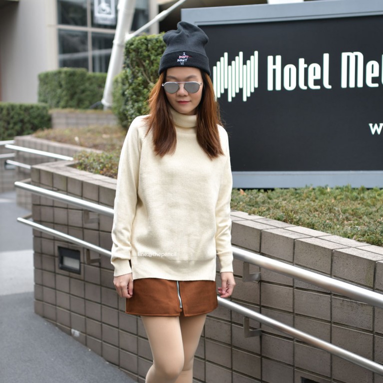 Basic turtleneck sweater 2 (ครีม/ดำ/แดงอิฐ/ชมพู/เทา)
