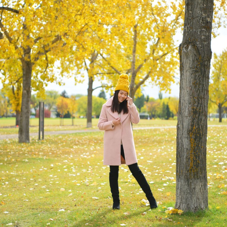 English stitch coat (น้ำตาล/ดำ/ชมพูอ่อน)