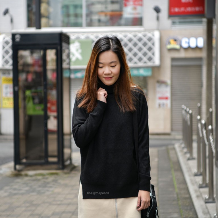 Basic turtleneck sweater 2 (ครีม/ดำ/แดงอิฐ/ชมพู/เทา)