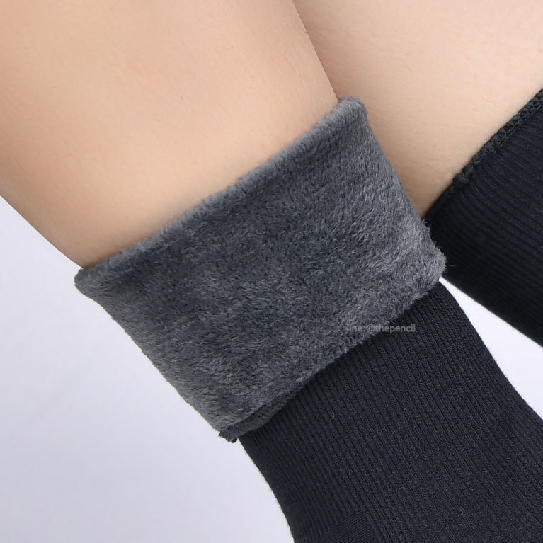 Nylon super sock (ดำ/เทาเข้ม/เนื้อ/ขาว/เหลือง)
