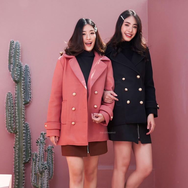 Royal coat (ดำ/น้ำตาล/ชมพู)