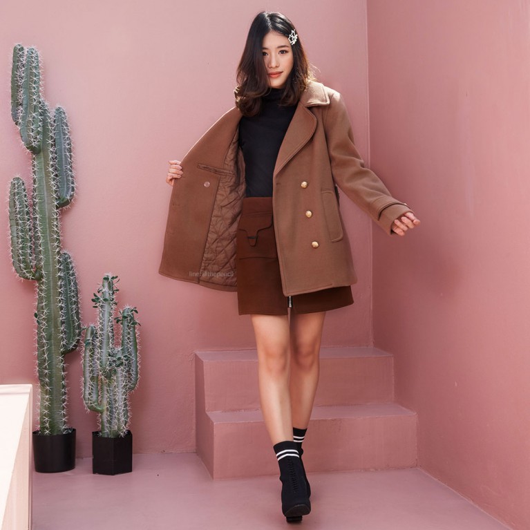 Royal coat (ดำ/น้ำตาล/ชมพู)