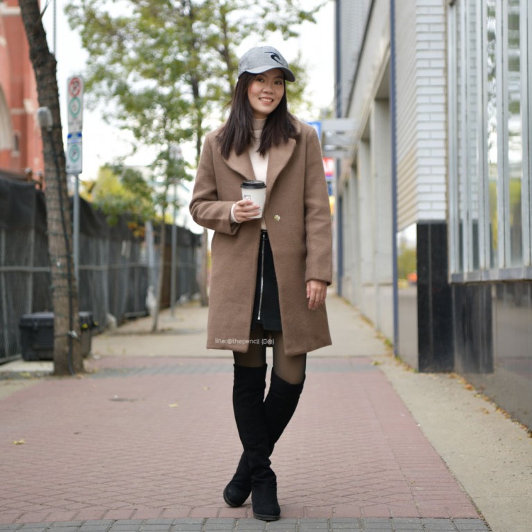 English stitch coat (น้ำตาล/ดำ/ชมพูอ่อน)