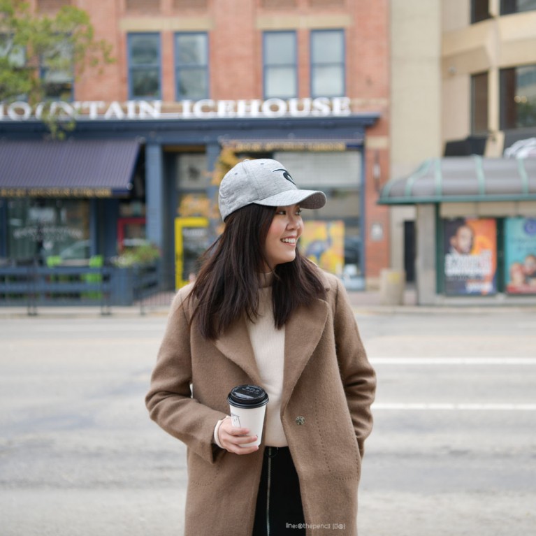 English stitch coat (น้ำตาล/ดำ/ชมพูอ่อน)