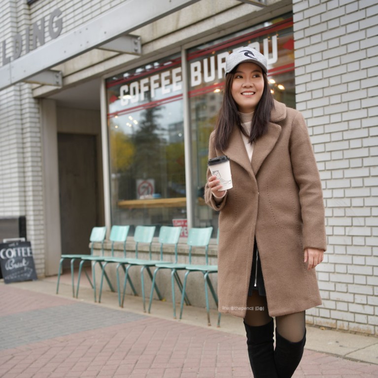 English stitch coat (น้ำตาล/ดำ/ชมพูอ่อน)