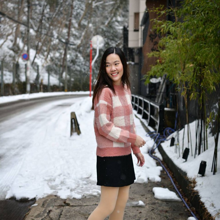 Scot sweater (น้ำตาล/ฟ้า/ชมพู)