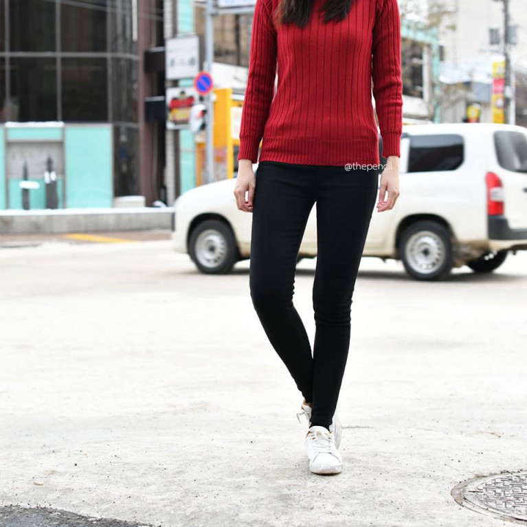 Skinny feel warm 