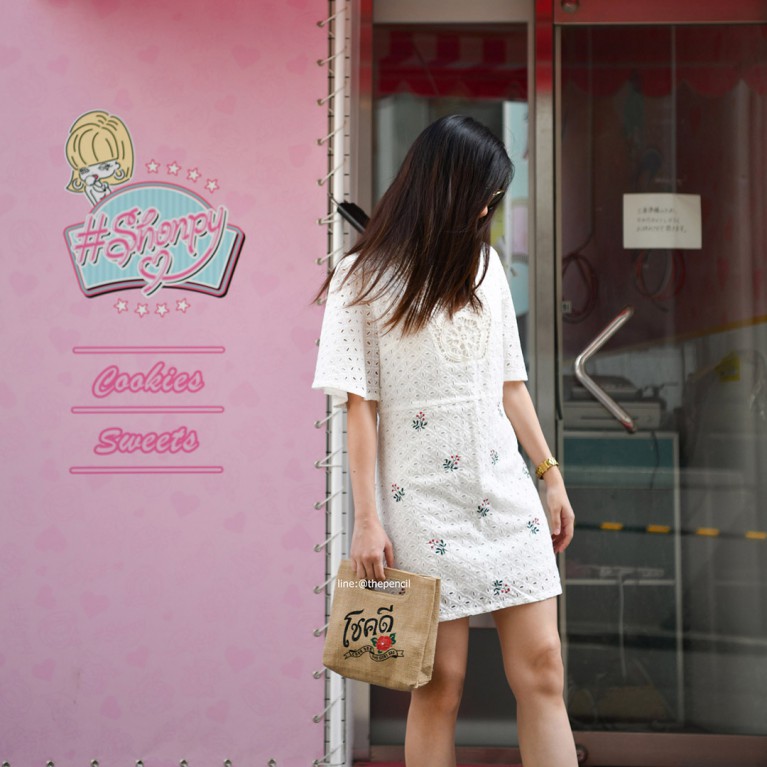 Flower lace dress