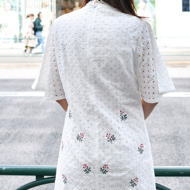 Flower lace dress