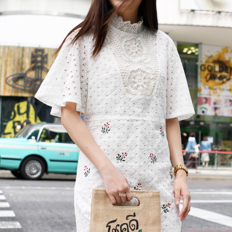 Flower lace dress