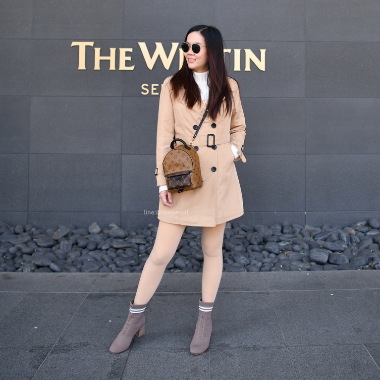 Classic trench coat (น้ำตาล/ดำ)