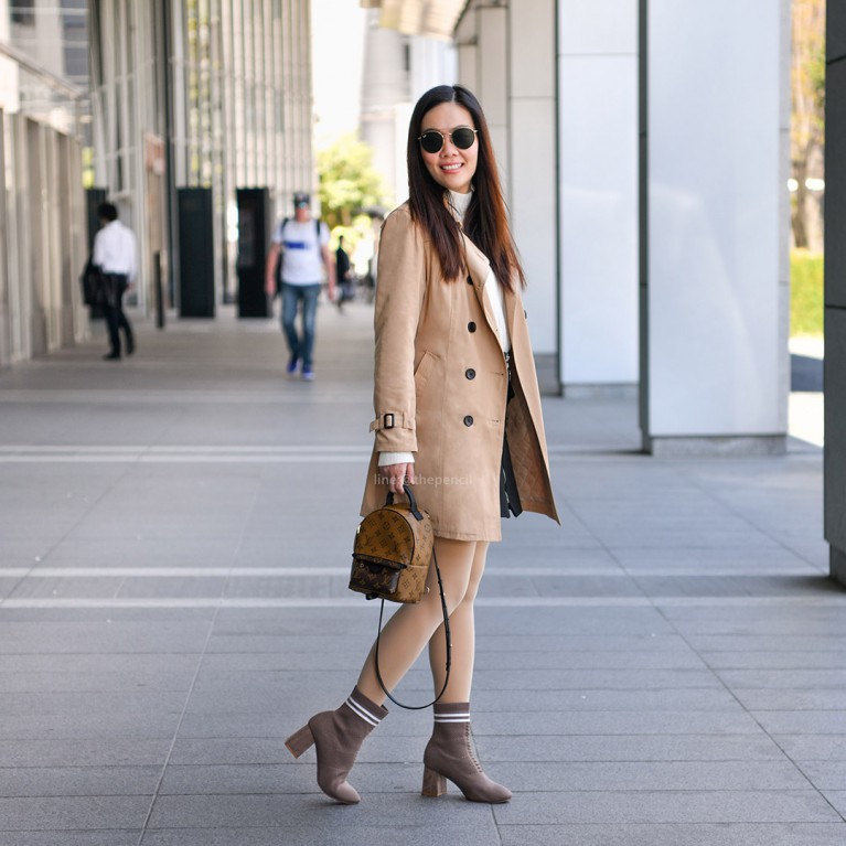 Classic trench coat (น้ำตาล/ดำ)