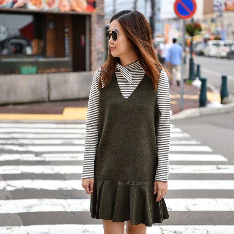 Bow & Stripe Dress set