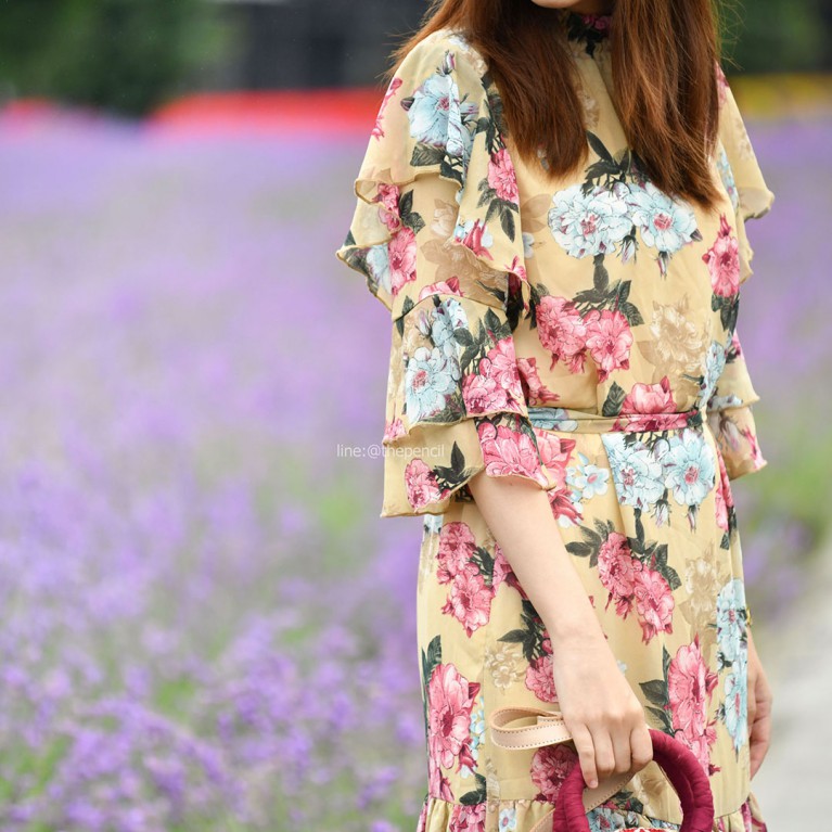 Floral midi dress
