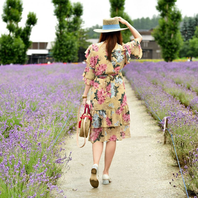 Floral midi dress