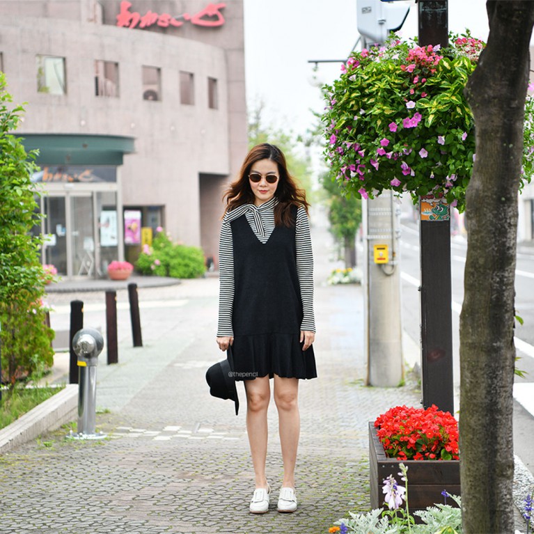 Bow & Stripe Dress set