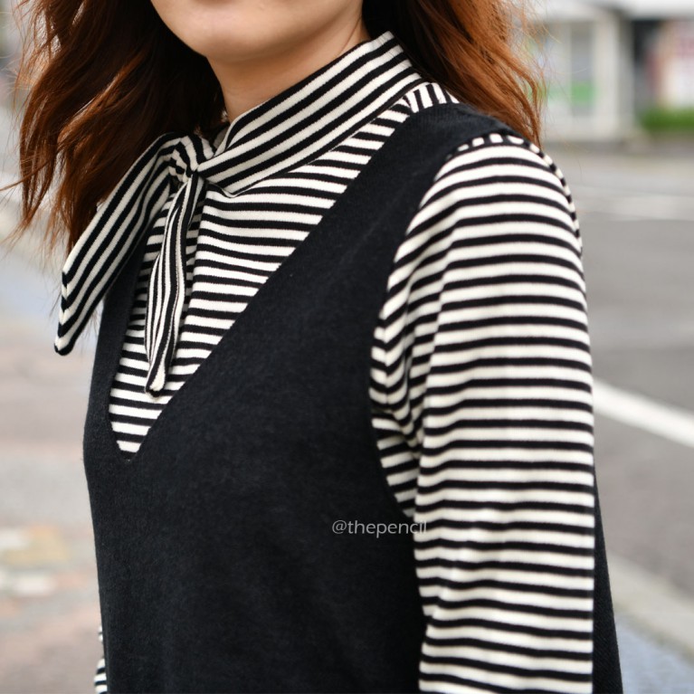 Bow & Stripe Dress set