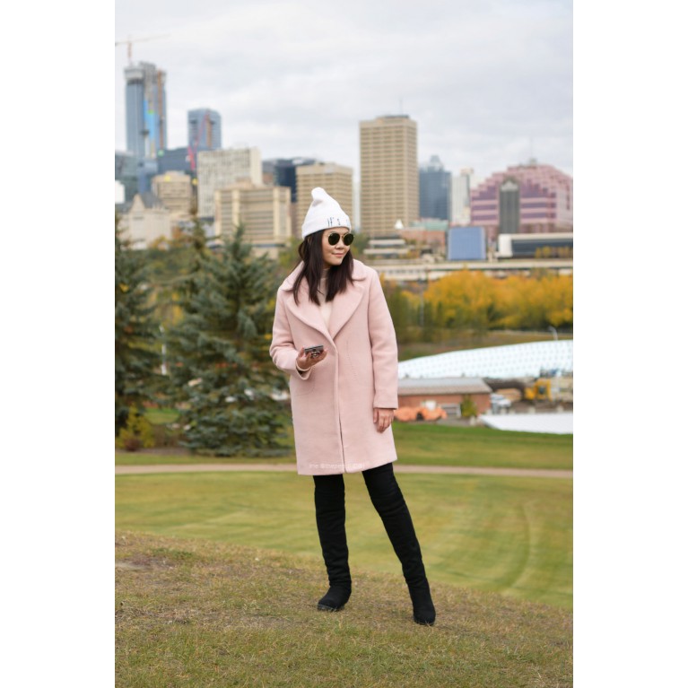 English stitch coat (น้ำตาล/ดำ/ชมพูอ่อน)