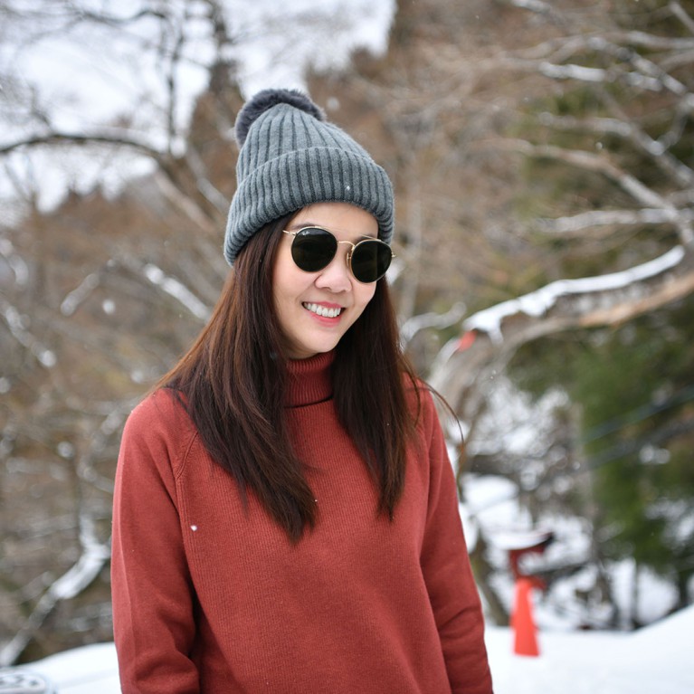 Basic turtleneck sweater 2 (ครีม/ดำ/แดงอิฐ/ชมพู/เทา)