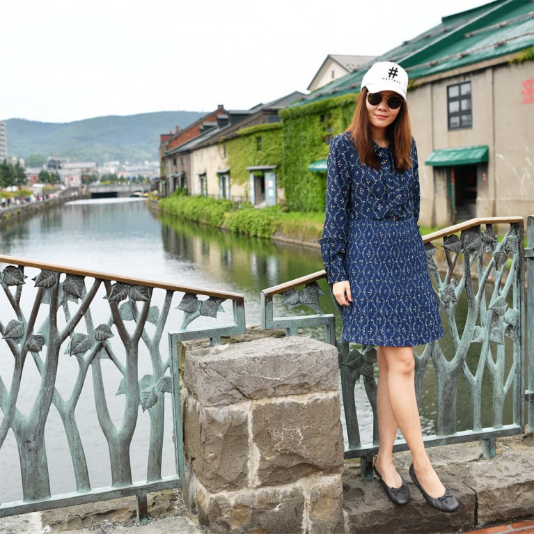Bow pleat dress