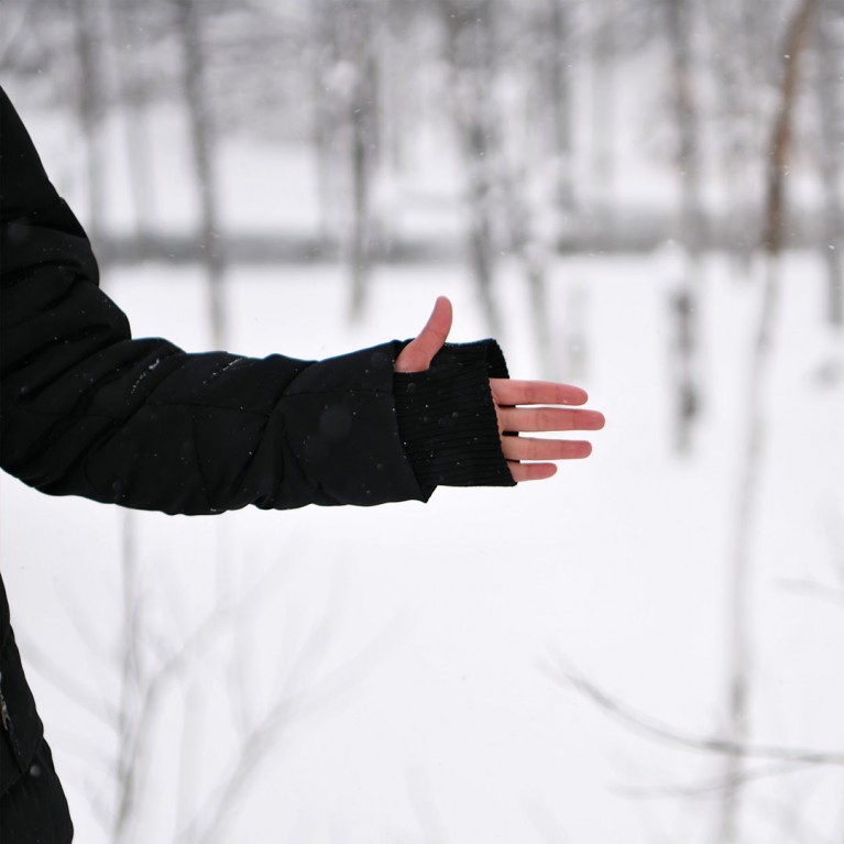Handy Padded Fur Down Coat