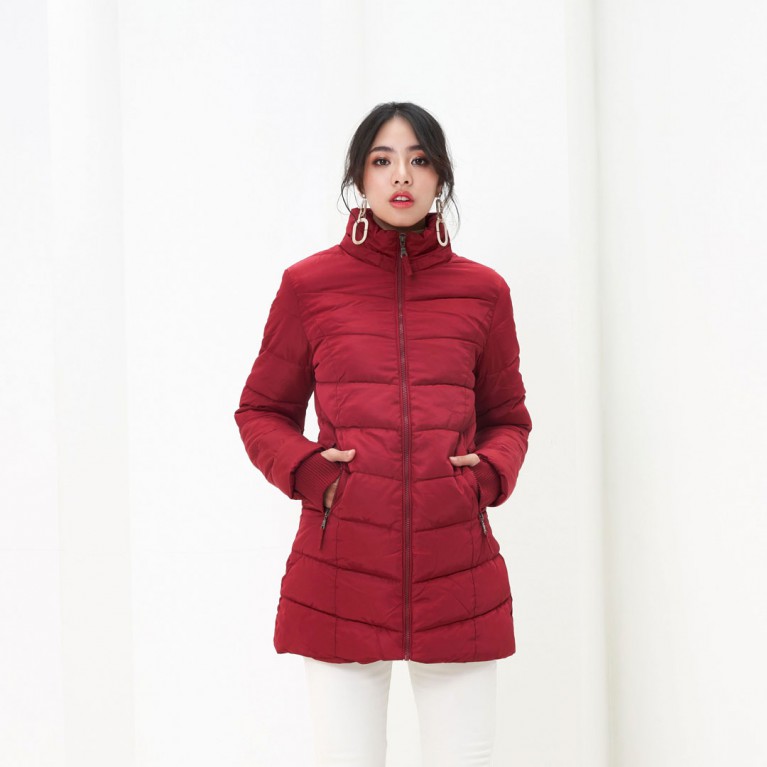 Handy Padded Fur Down Coat