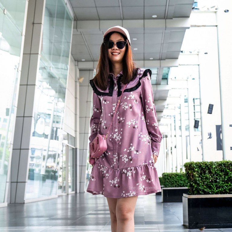 Pink cute dress