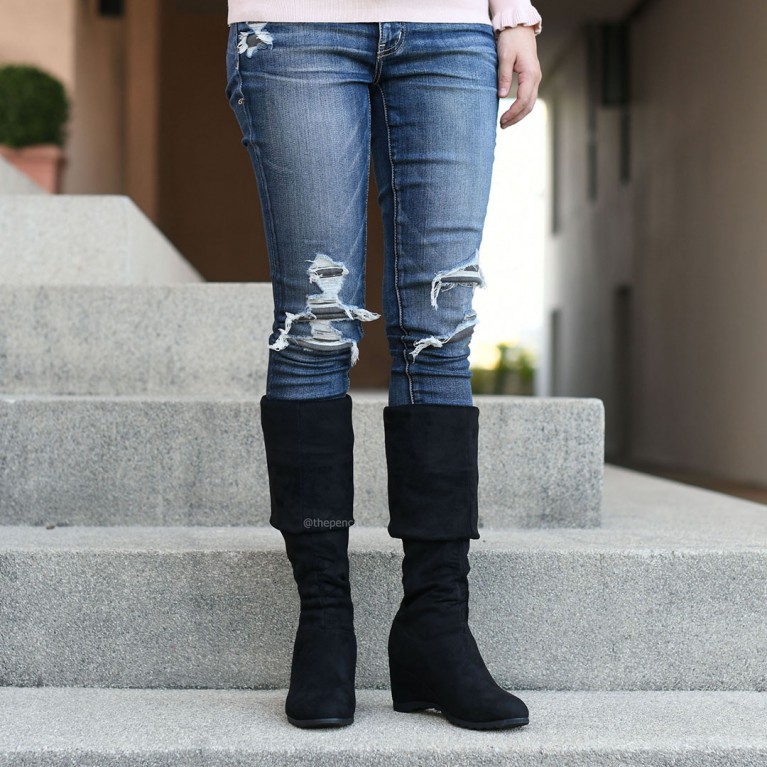 Two ways boots (น้ำตาล/ดำ)