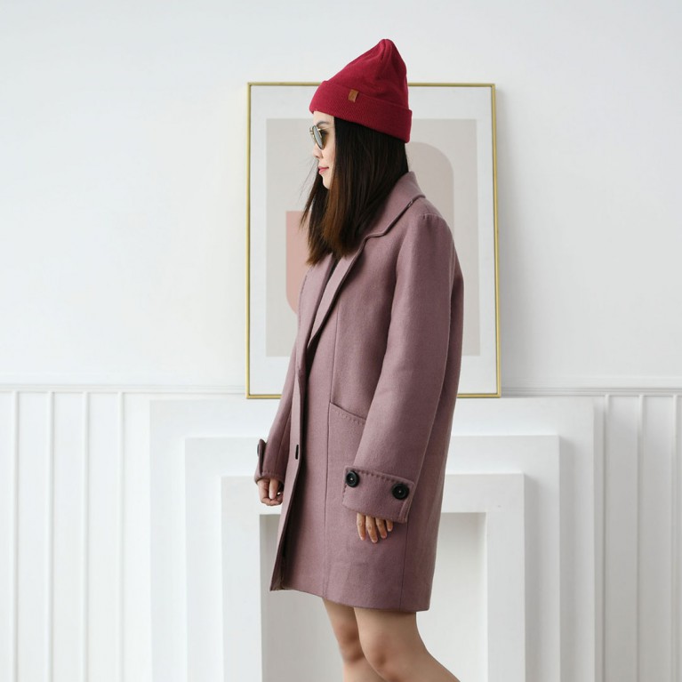 New York coat (ชมพู)