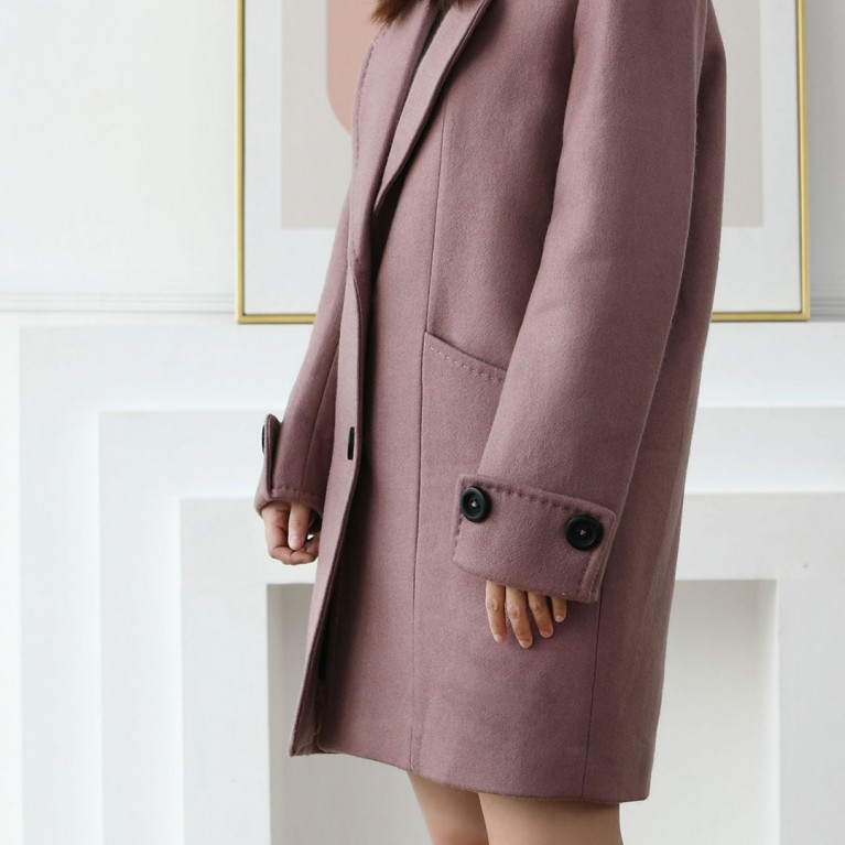 New York coat (ชมพู)