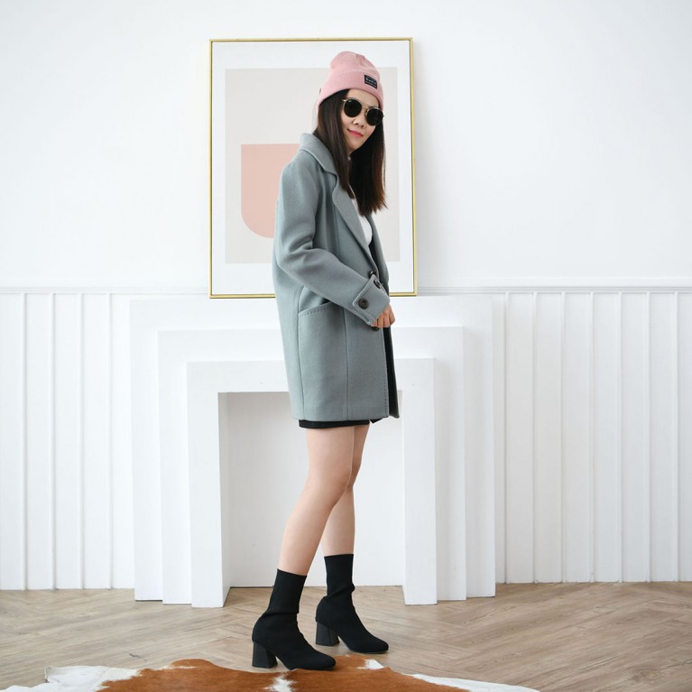 New York coat (เขียว / แดง)