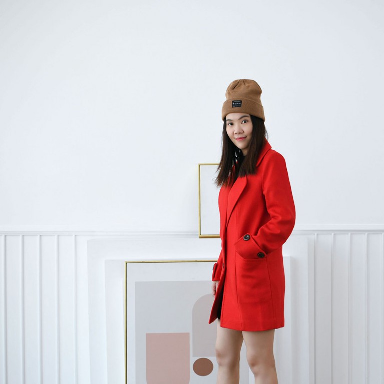 New York coat (เขียว / แดง)