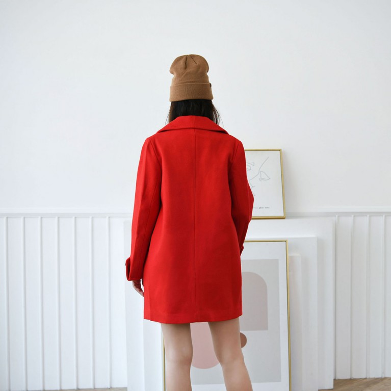 New York coat (เขียว / แดง)
