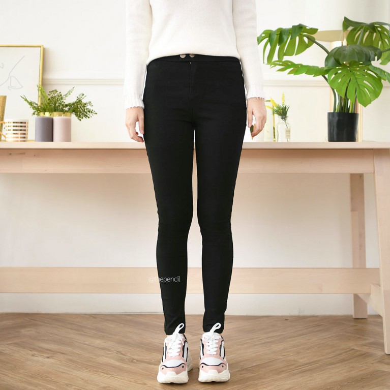 กางเกงบุขน Light Skinny
