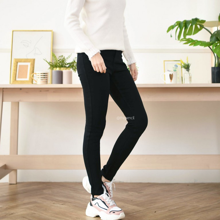 กางเกงบุขน Light Skinny