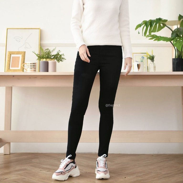 กางเกงบุขน Light Skinny
