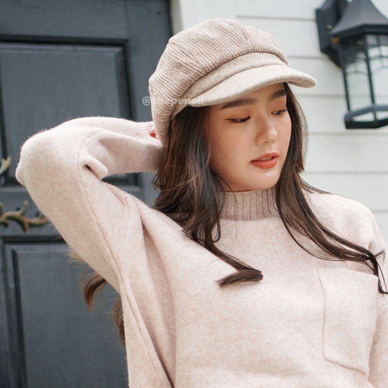 Velvet Newsboy hat