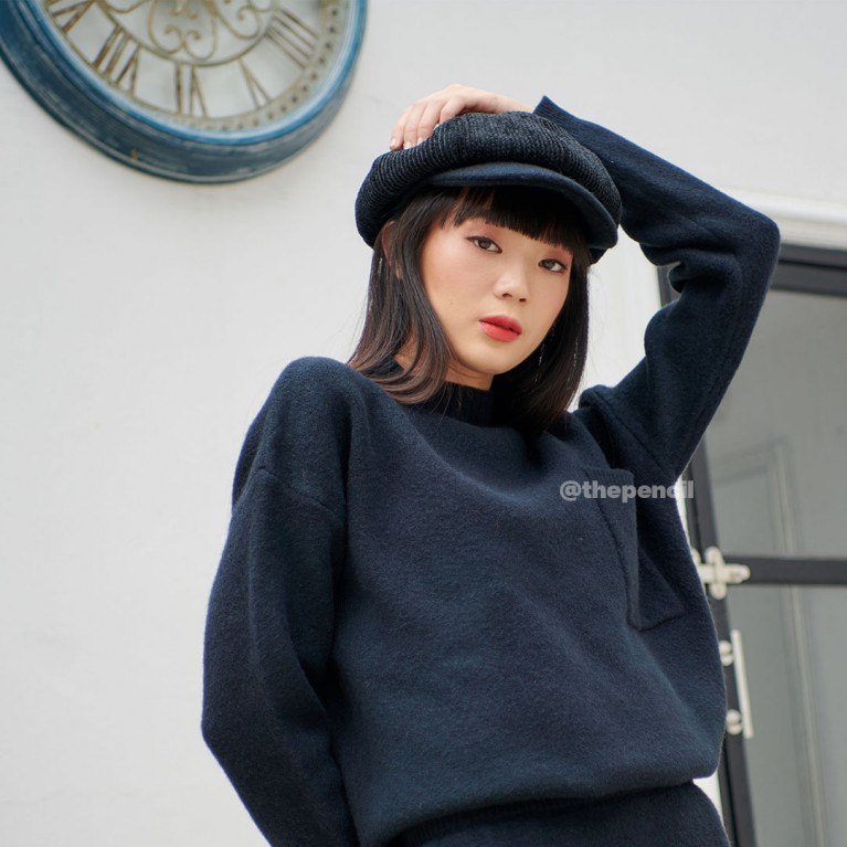Velvet Newsboy hat