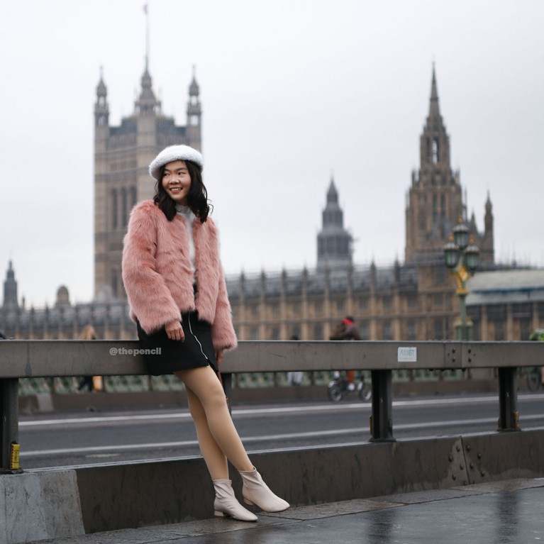 All fur jacket