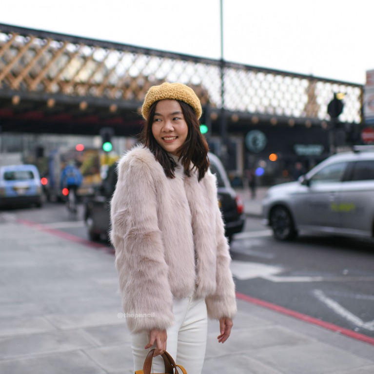 All fur jacket
