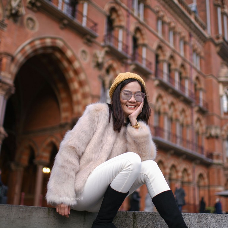 All fur jacket