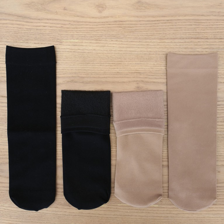 Long fleece socks